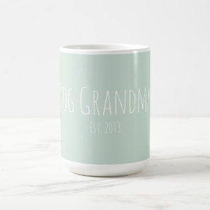 Anpassningsbar Hund Grandma Modern Kaffemugg