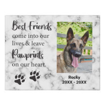 Anpassningsbar Hund Memorial Canvas