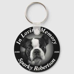 Anpassningsbar Hund Memorial Nyckelring