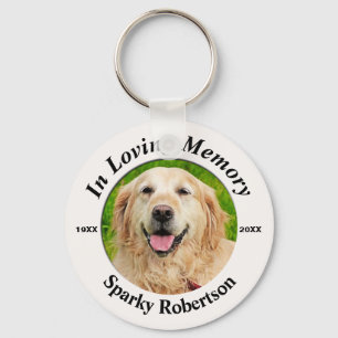 Anpassningsbar Hund Memorial Nyckelring