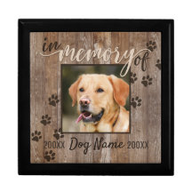 Anpassningsbar Hund Memorial Rustic Wood-kök