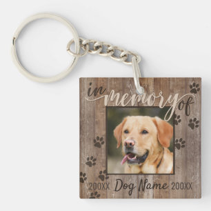 Anpassningsbar Hund Memorial Rustic Wood-synlighet