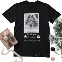 Anpassningsbar Hund Memorial som du Lämnat Tass av