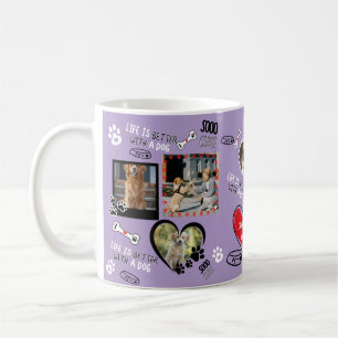 Anpassningsbar Hund Mugg, Personlig Hund Photo Kaffemugg