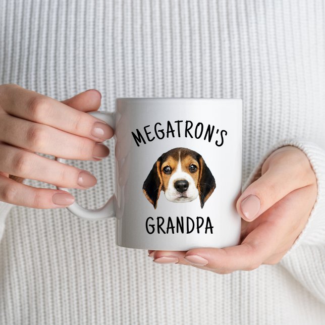 Anpassningsbar Hund Namn Pet Photo Hund Djurälskar Mugg (Skapare uppladdad)