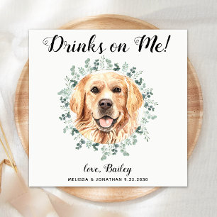 Anpassningsbar Hund Open Pub Golden Retriever Pappersservett