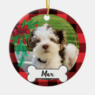 Anpassningsbar Hund Ornament med fotot