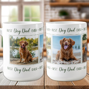 Anpassningsbar Hund Pet Photo Collage Kaffemugg