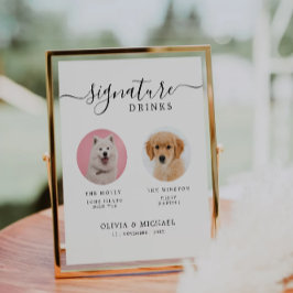 Anpassningsbar Hund Pet-tecken Pub | Namnteckning 