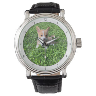 Anpassningsbar Hund Photo Add your own Pet Photo R Armbandsur