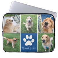 Anpassningsbar Hund Photo Collage Blue Pet Paw Pri