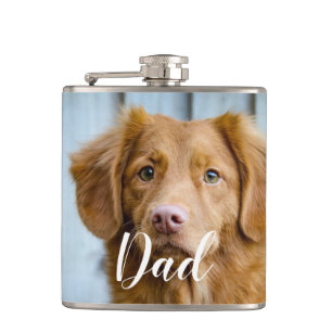 Anpassningsbar Hund Photo - Cute Hund-kolv Fickplunta