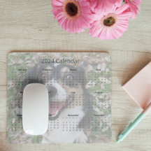Anpassningsbar Hund Photo Cute Pet 2024 Calendar M