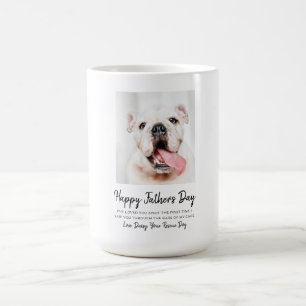 Anpassningsbar Hund Photo Fars dag Mugg