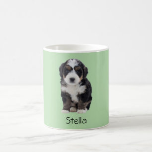 Anpassningsbar Hund Photo Mugg - Pastel Grönt med