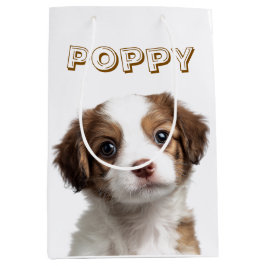 Anpassningsbar Hund Photo & Namn Gift Bag