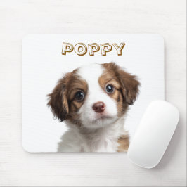 Anpassningsbar Hund Photo & Namn Mousepad Musmatta