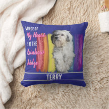 Anpassningsbar Hund Photo Rainbow Bridge Memorial