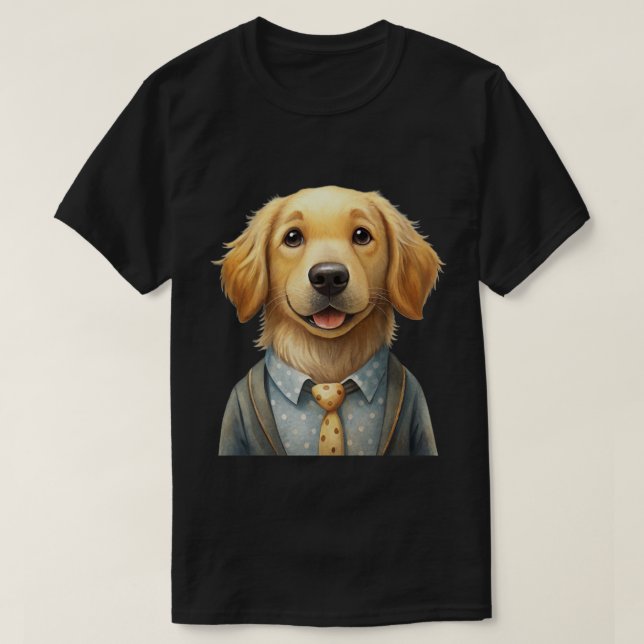 Anpassningsbar Hund Photo T-Shirt - Bära din bästa (Design framsida)