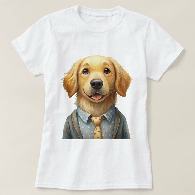 Anpassningsbar Hund Photo T-Shirt - Bära din bästa (Design framsida)