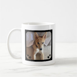 Anpassningsbar Hund Photo Tassavtryck Coffee Mugg