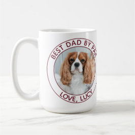 Anpassningsbar Hund Red White Photo Kaffemugg