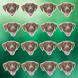 Anpassningsbar Hund Sticker, Hund älskare-gåvor, H Klistermärken