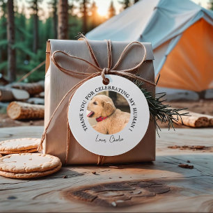 Anpassningsbar Hund Wedding Favor Hund of Honor Pe Gåvor Etiketter