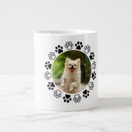 Anpassningsbar hundporträtt hund jumbo mugg