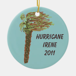 Anpassningsbar Hurricane Memorial Ornament - Teal