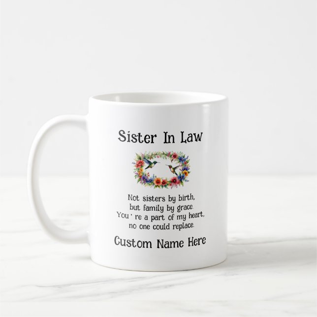 Anpassningsbar i advokatkusin Niece m.fl. 11oz Kaffemugg (Vänster)