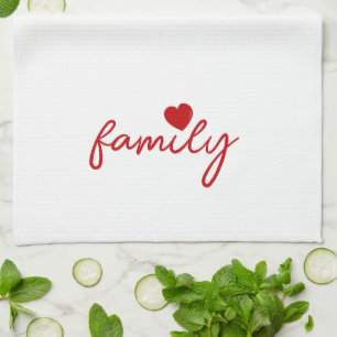 Anpassningsbar i Cute Heart-familjen Kökshandduk