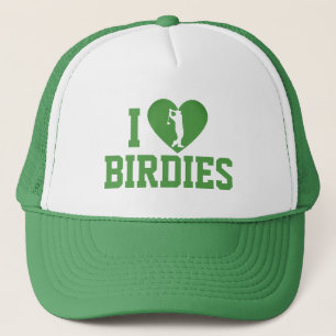 Anpassningsbar "I Kärlek Birdie" Golf Pappa Hat, L Keps