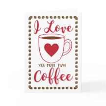 ANPASSNINGSBAR I Kärlek (mer än du) kaffe