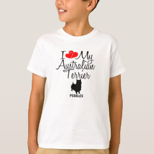 Anpassningsbar I Kärlek Min australiska terrier T Shirt