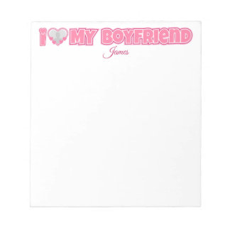 Anpassningsbar I Kärlek Min Boyvän - Lägg till bil Anteckningsblock