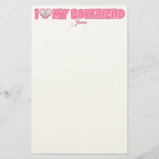 Anpassningsbar I Kärlek Min Boyvän - Lägg till bil Brevpapper