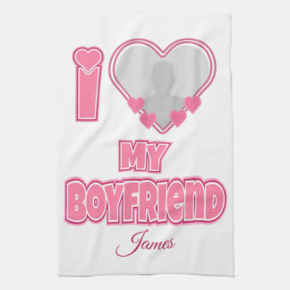 Anpassningsbar I Kärlek Min Boyvän - Lägg till bil Kökshandduk