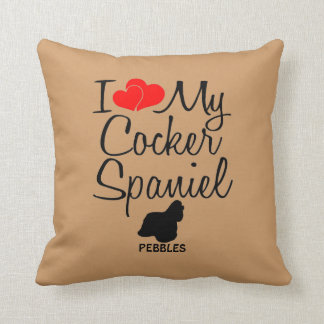 Anpassningsbar I Kärlek Min Cocker Spanska Kudde