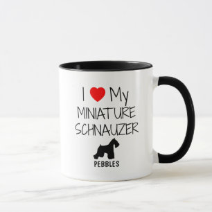 Anpassningsbar I Kärlek Min minister Schnauzer Mugg