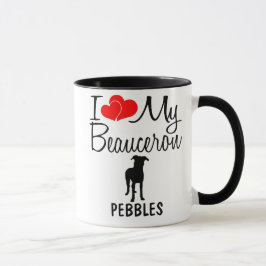 Anpassningsbar I Kärlek My Beauceron Mugg