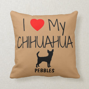 Anpassningsbar I Kärlek My Chihuahua Kudde