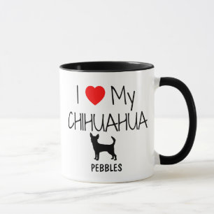 Anpassningsbar I Kärlek My Chihuahua Mugg