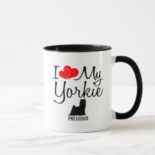 Anpassningsbar I Kärlek My Yorkie Mugg