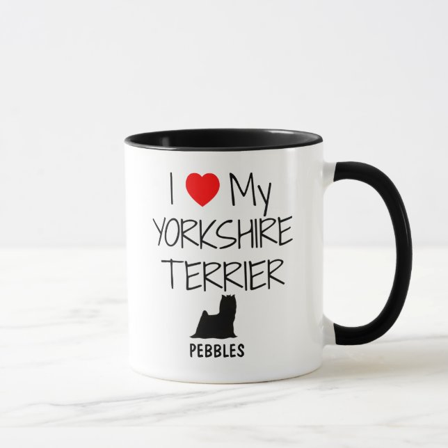 Anpassningsbar I Kärlek My Yorkshire Terrier Mugg (Höger)