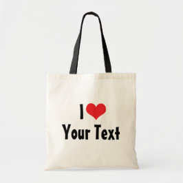 ANPASSNINGSBAR I KÄRLEK TOTE BAGS TYGKASSE