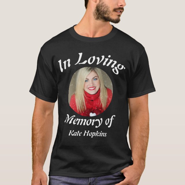 Anpassningsbar i Kate Hopkins-foto T Shirt (Framsida)
