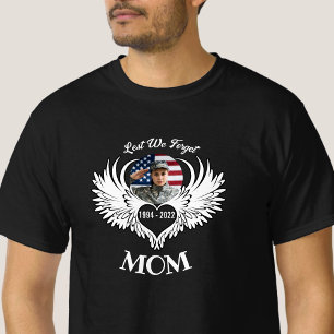 Anpassningsbar i överljudsminnet av Veteran Mamma  T Shirt