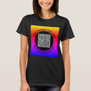 Anpassningsbar i QR-koden Business T-Shirt-exempel T Shirt