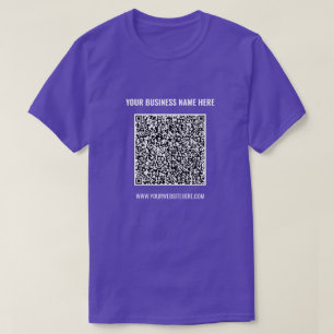 Anpassningsbar i QR-koden Business T-Shirt-exempel T Shirt